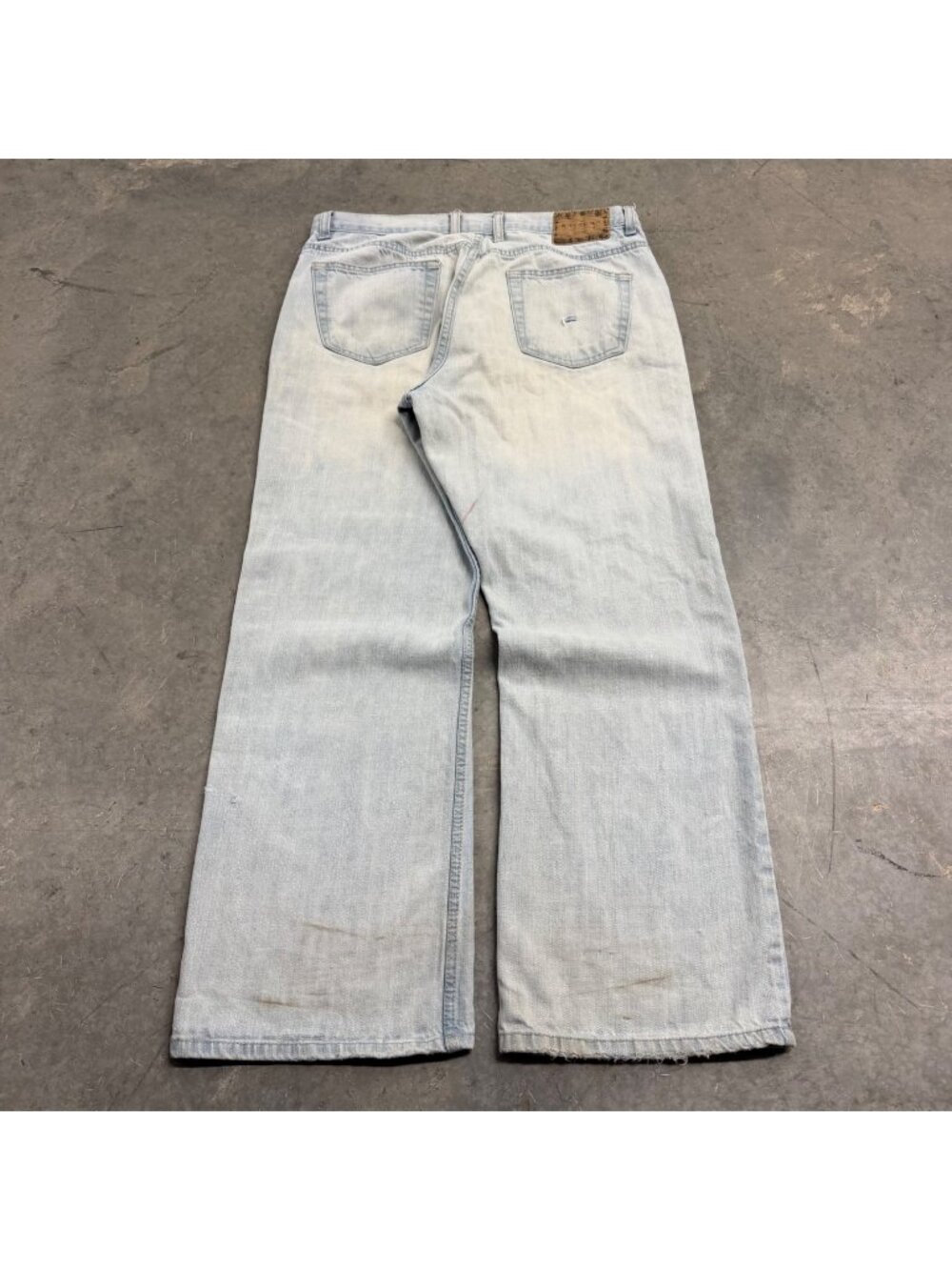Vintage Arizona Baggy Boot Cut Light Wash Jeans